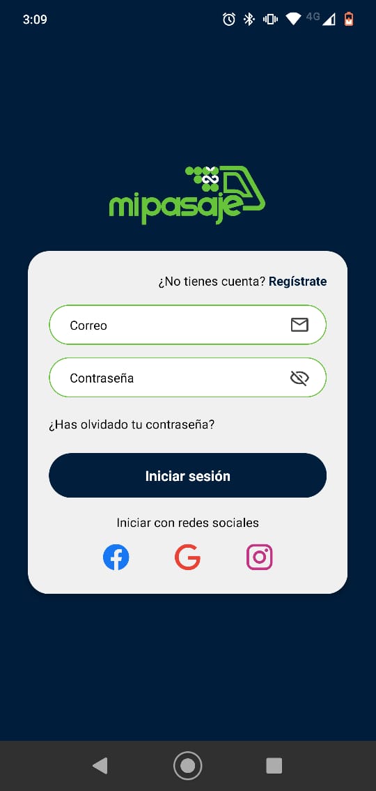 Mi Pasaje App Mockup